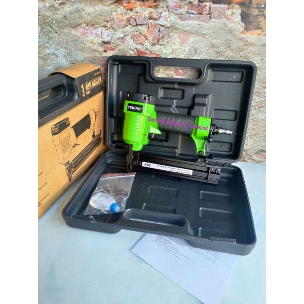 TEKIRO F30 Staples Stapler Air Nailer Gun Tembak Paku Lurus Angin F 30