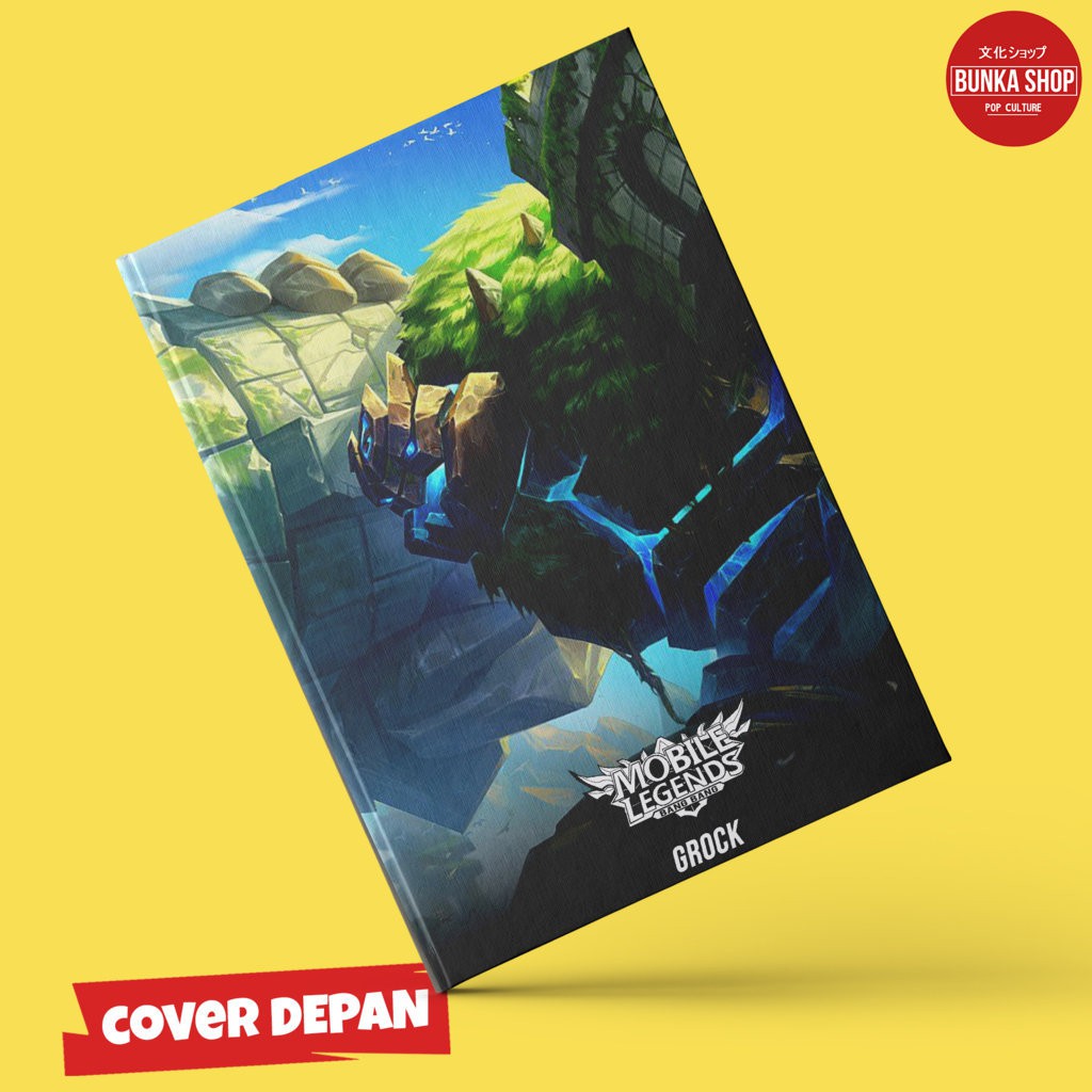 

Note Book Game Mobile Legends Grock Hardcover A5 Buku Catatan Buku Tulis Murah Jurnal Agenda Planner