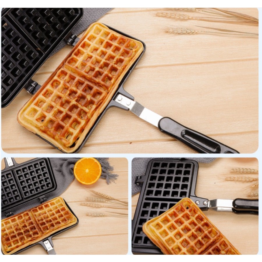 Mini Waffle Maker / Alat Pembuat Cetakan Wafel Pizza Pancake Kentang