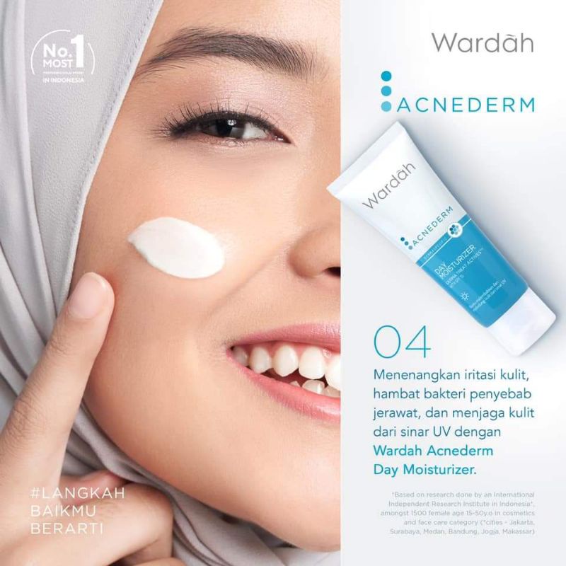 WARDAH AcneDerm Series - Toner Day Night Cream Powder Acne Gel / Wajah Berjerawat