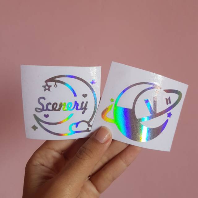 

MOON STICKER CUSTOM HOLOGRAM