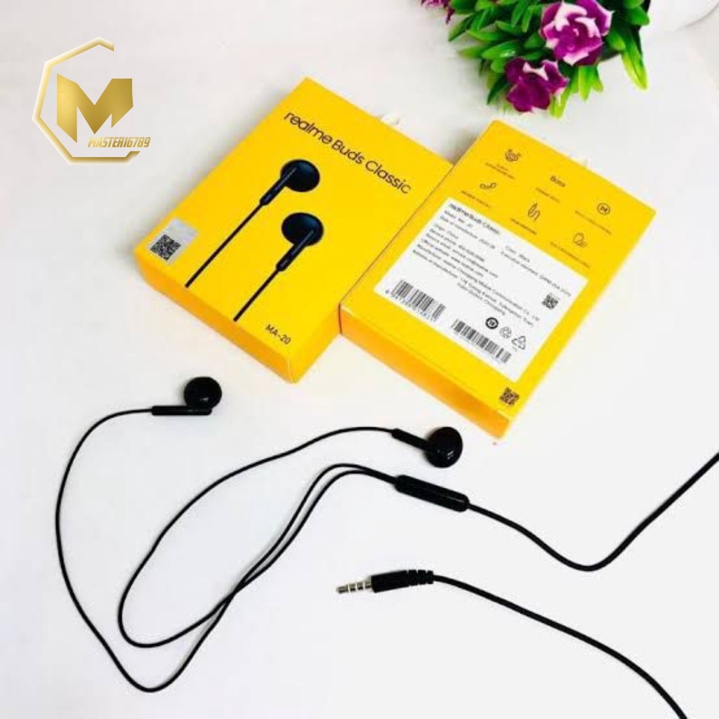 BM061 Headset Hf earphone realme BUDS Classic ORIGINAL SUPERBASS realme 5 C20 C21y c25 C2 C3 C11 MA2015