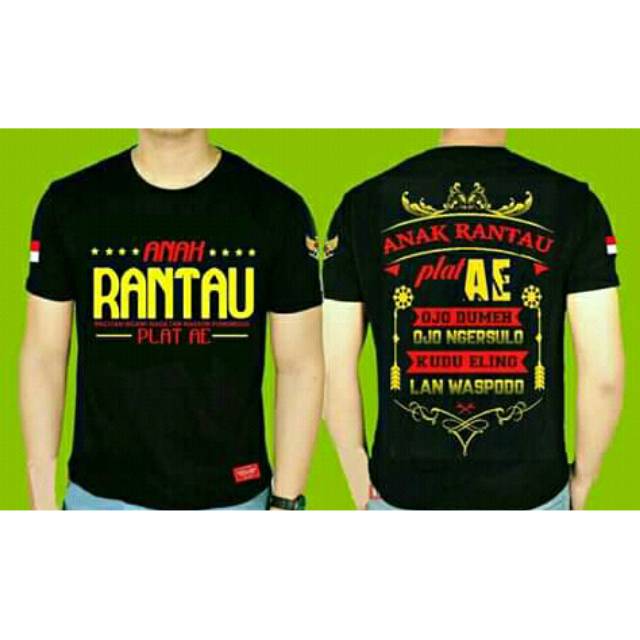 Kaos plat AE Rantau
