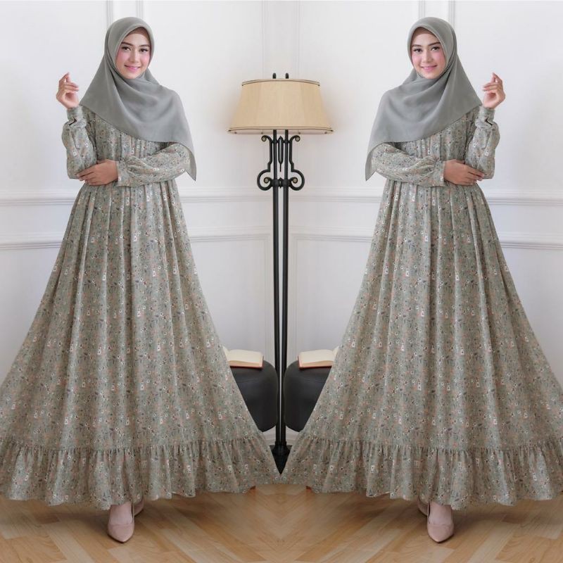 GAMIS/DRESS MOTIF BULU