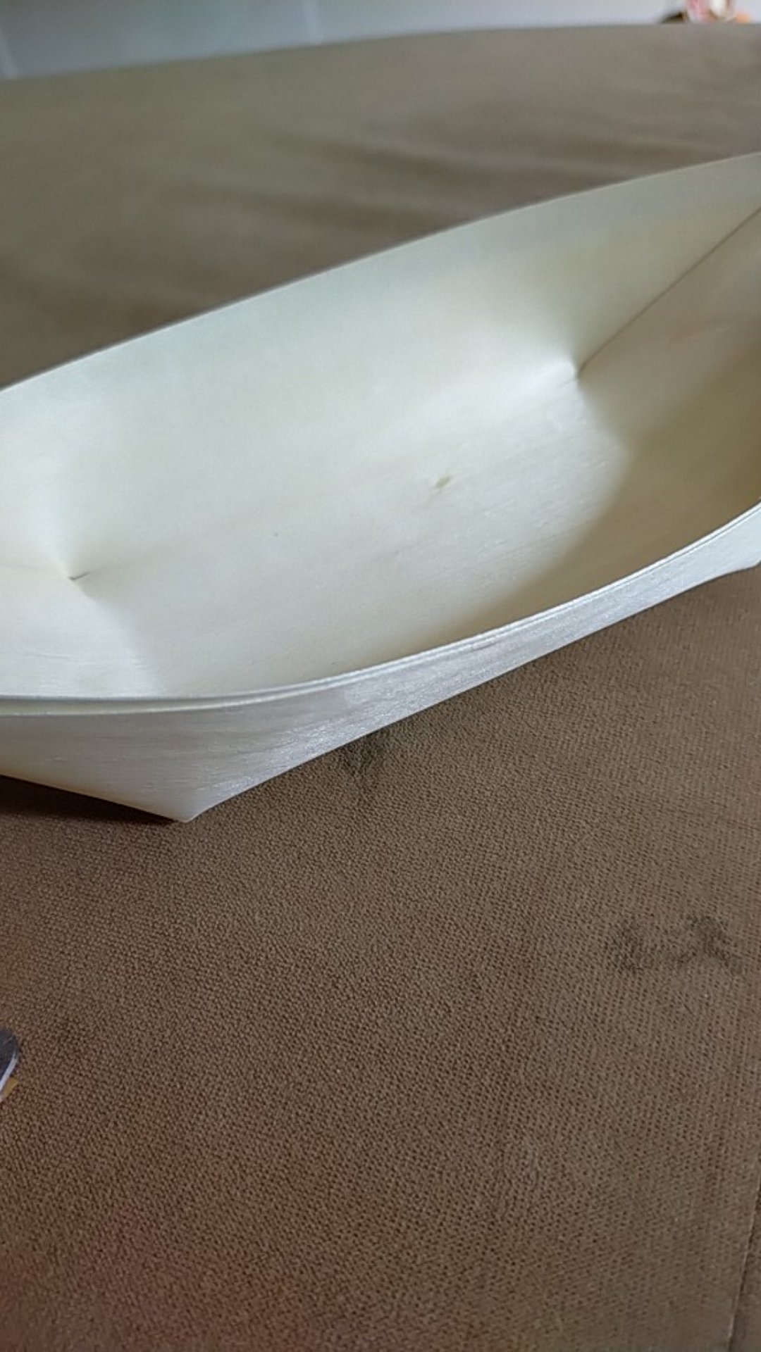 Garudabali Piring Saji Mangkok Kayu Wooden Plate Food Snack Cake Dessert No Paper Tray Bowl Pudding