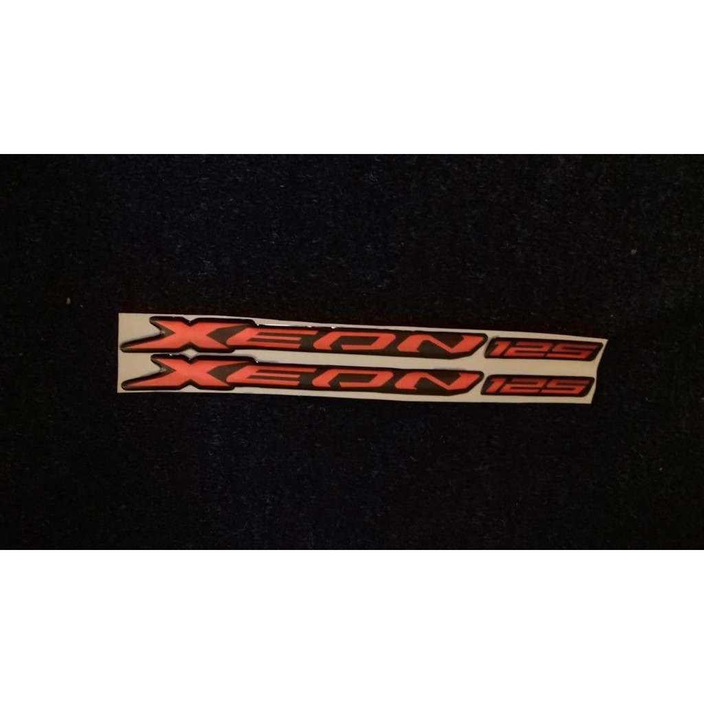 stiker emblem timbul logo yamaha xeon 125