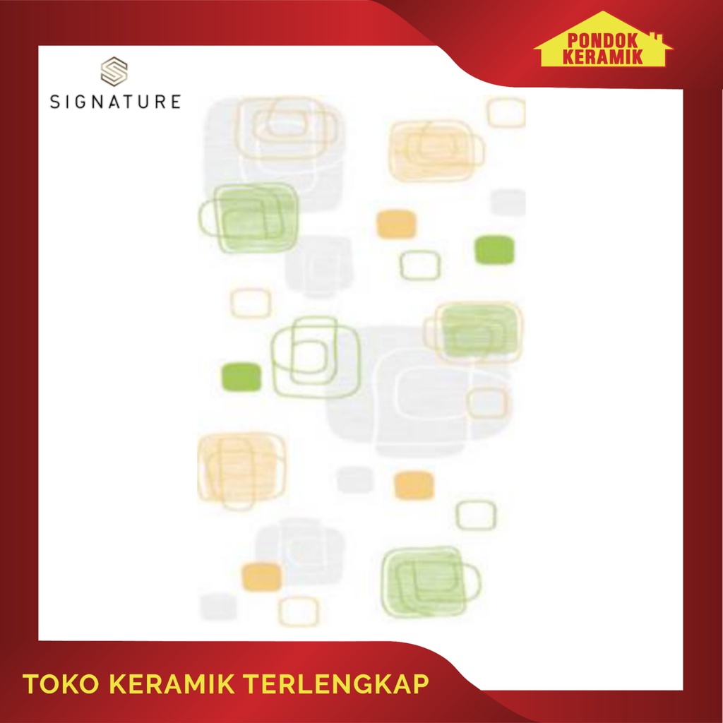 Keramik Dinding Signature 25x40 Altima Green