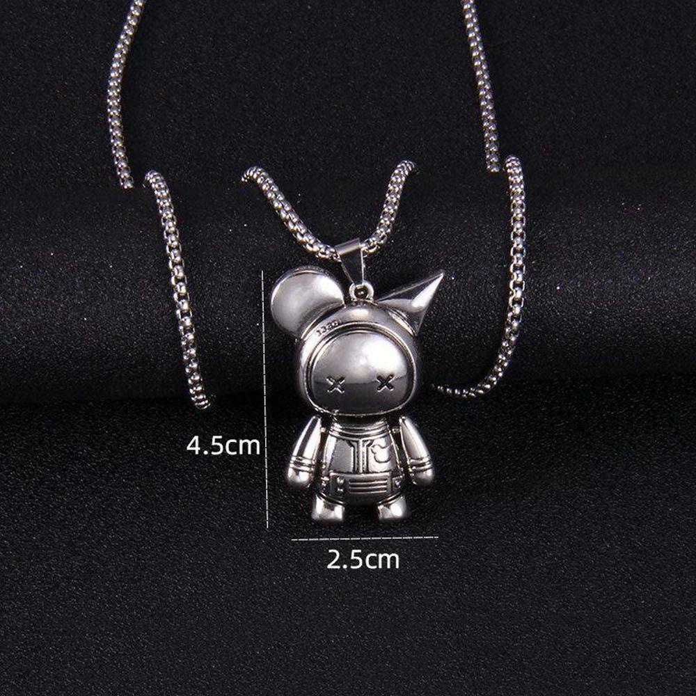 NEEDWAY Kalung Pria Keren Sederhana Wanita Hadiah Pacar Pria Pasangan Kalung Gaya Korea Necklace