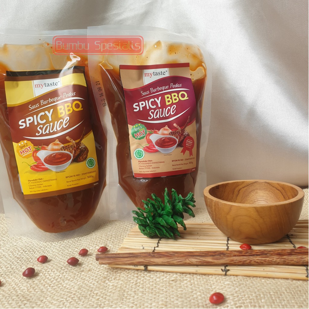 MY TASTE - Spicy Barbeque Sauce / Saus Spicy BBQ  500gr / Barbeque