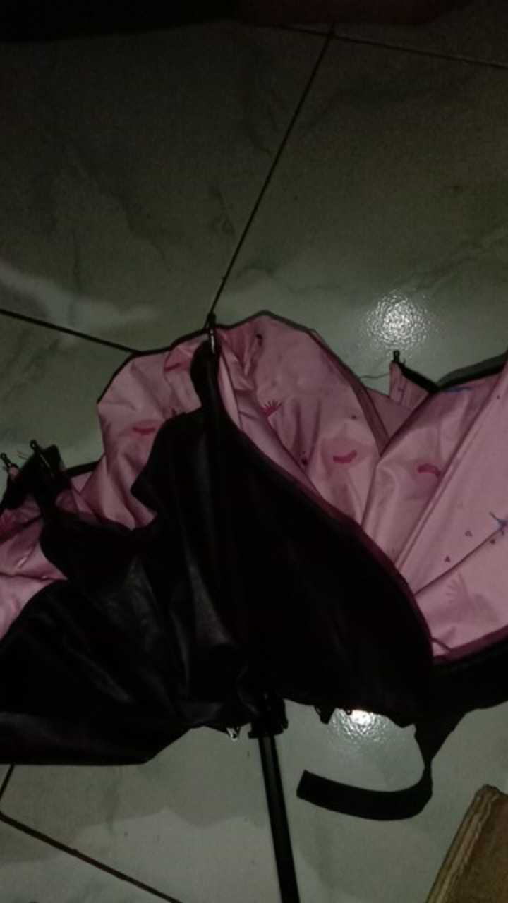 Payung Lipat Flamingo Bunga Cantik . Folded Umbrella Lucu Unik Anti Uv