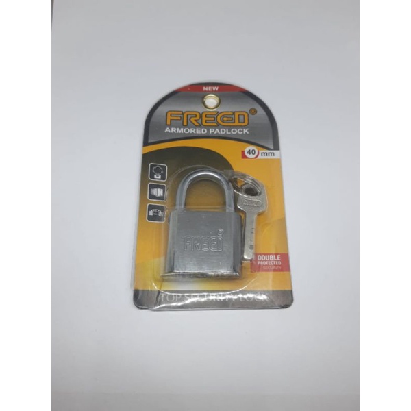 Gembok Nekel leher Pendek FREED 30 40 50 60 mm - Gembok Rumah Industri Padlock