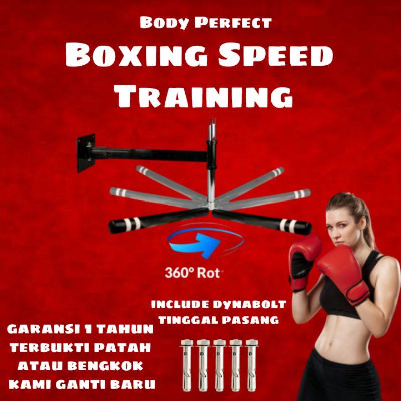 Punching Spinning Boxing Bar Wall Mounted