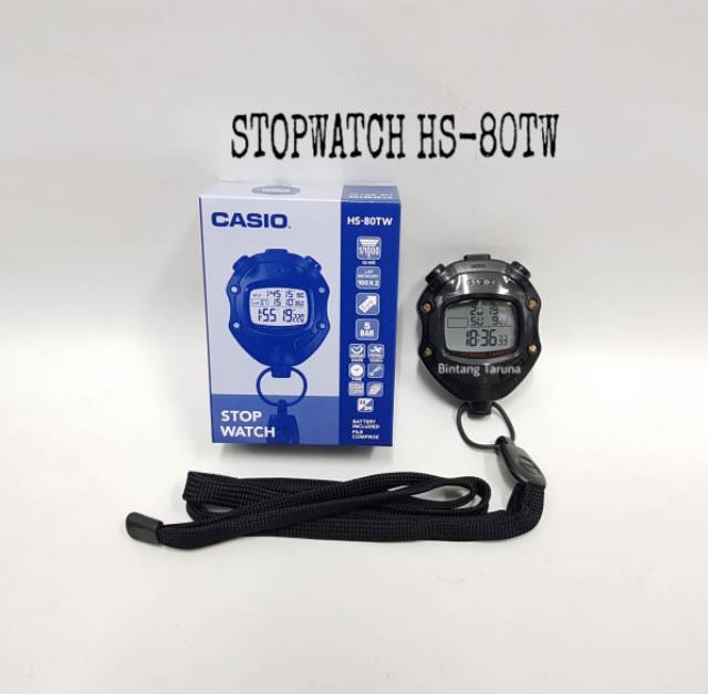 Stopwach Casio HS-80 Stopwatch Casio HS 80 TW Stop Watch Casio HS-80TW