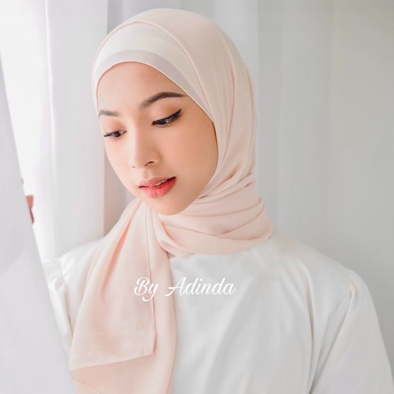 𝐁𝐘 𝐀𝐃𝐈𝐍𝐃𝐀 Pashmina Cerutti babydoll panjang 180cmx75cm Pasmina ceruty JUMBO Hijab instant aline