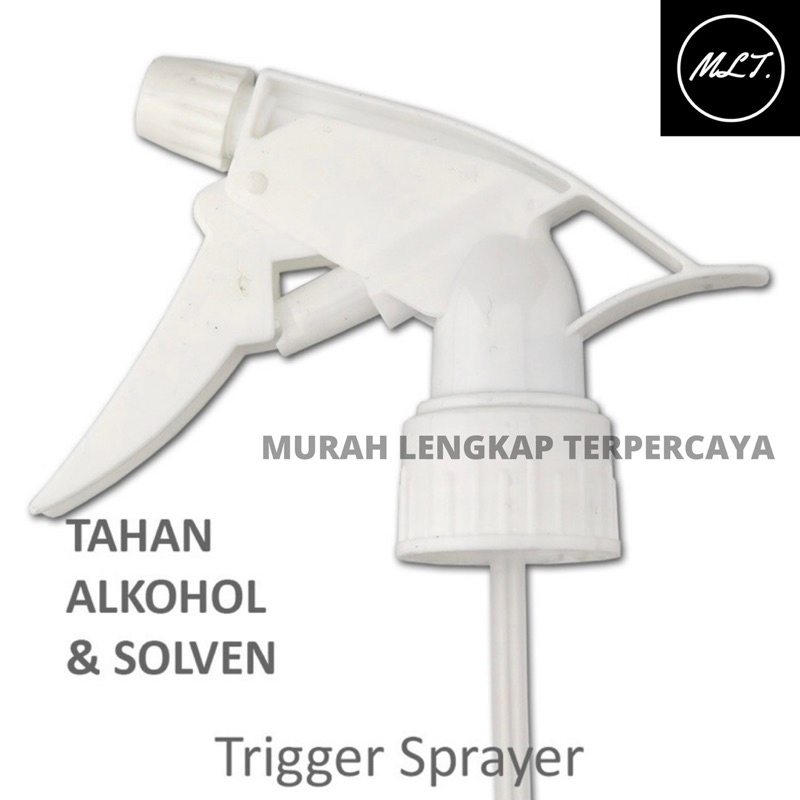 KEPALA SPRAY KEPALA BOTOL TRIGGER SPRAYER WARNA PUTIH / TUTUP KISPRAY NECK 28 / TUTUP TRIGGER SPRAY NECK 28 KISPRAY BIG TRIGGER NECK 28 PUTIH TUTUP KIL SPRAY TEMBAK NECK 28