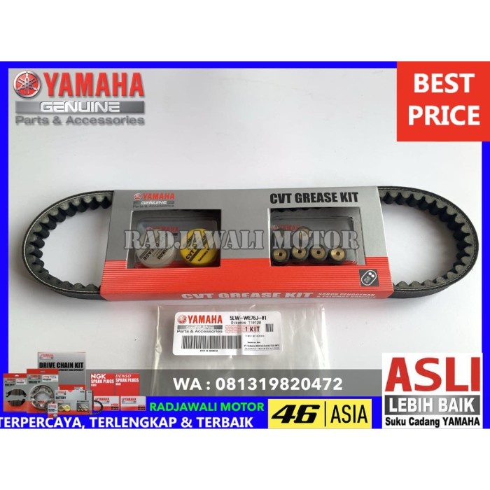 VANBELT SET MIO, NOUVO, NOUVO Z ASLI ORIGINAL YAMAHA {Property By Radjawali Part Motor}