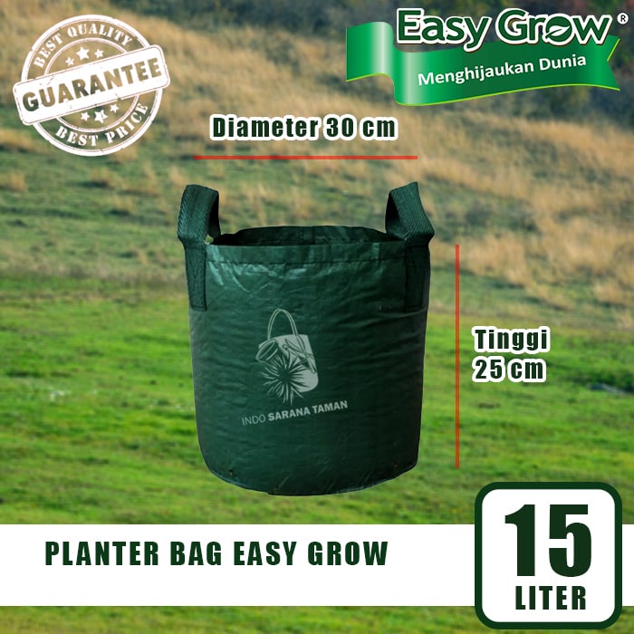 PLANTER BAG  EASY GROW 15 LITER Polibag Besar Karung Tanaman Growing Bag Pot