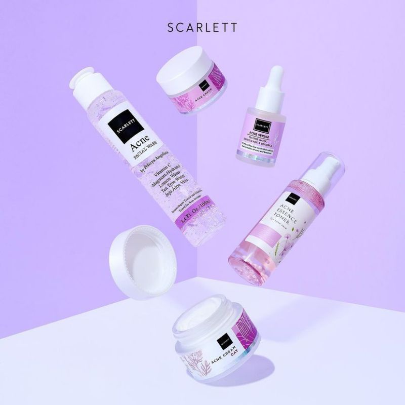 SCARLETT PAKET WAJAH ACNE SERIES