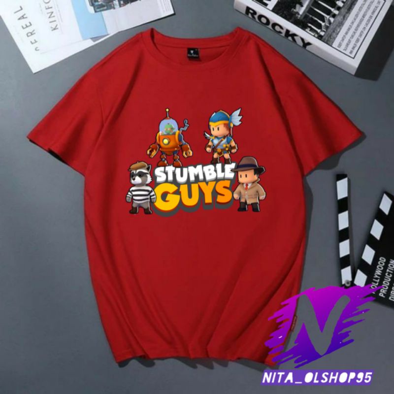 kaos stumble guys terbaru baju kaos anak stumble guys