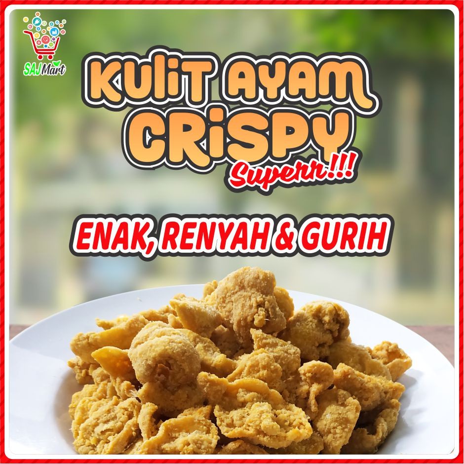 

Kulit Ayam Crispy Super!! / Kulit Ayam Goreng / Kripik Kulit Ayam Mini Pack