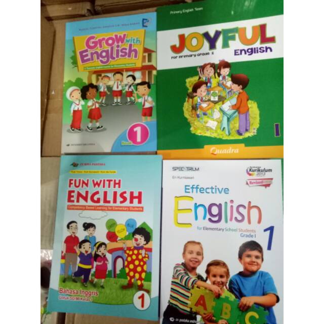 Harga satuan buku bahasa inggris k13 kelas 1 sd/mi