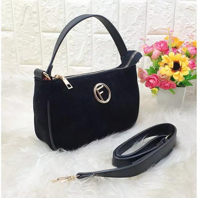 Gnwn Tas Wanita Cewek Import Fendi Neo Noe Big Size Afuh