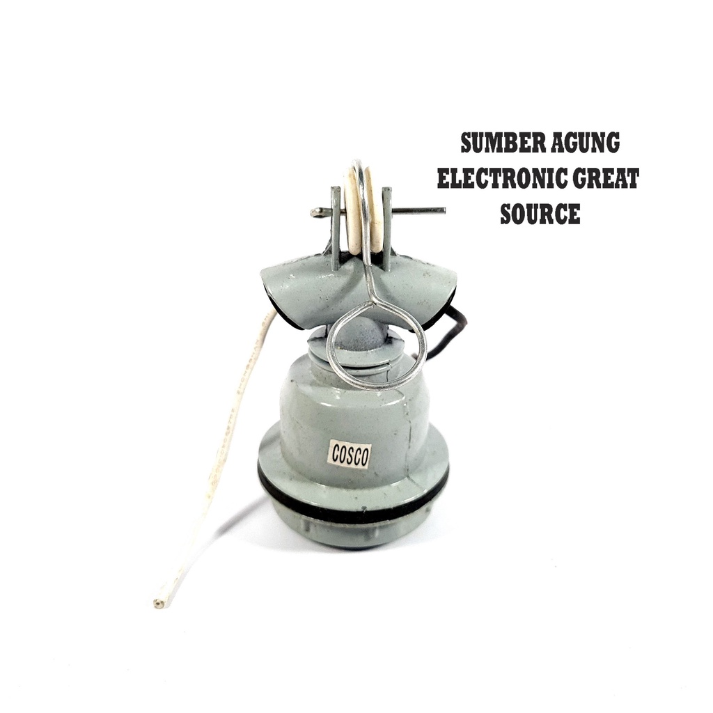 Cosco Fiting Outdoor Besi Keramik E27 Fitting Merkuri Untuk Outdoor Luar Ruangan