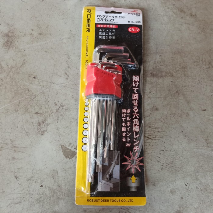 Kunci L kombinasi panjang r-deer murah bagus crv