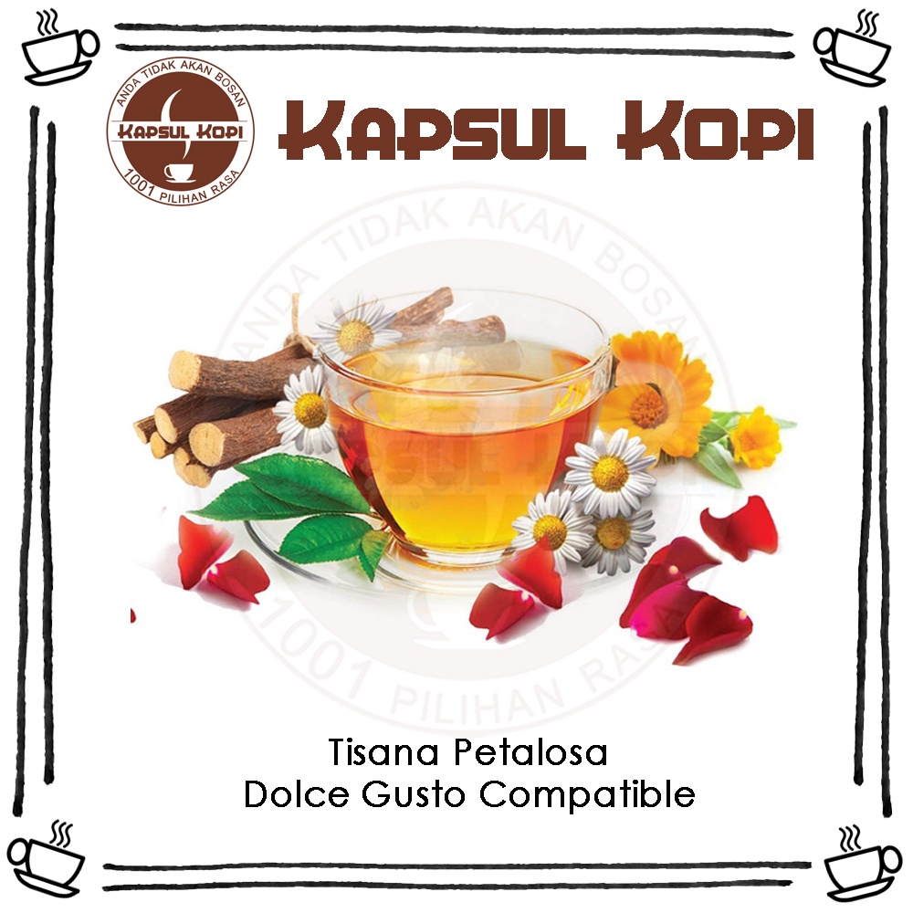 

Ecer Tisana Petalosa Kapsul Kopi Import Dolce Gusto Compatible Coffee