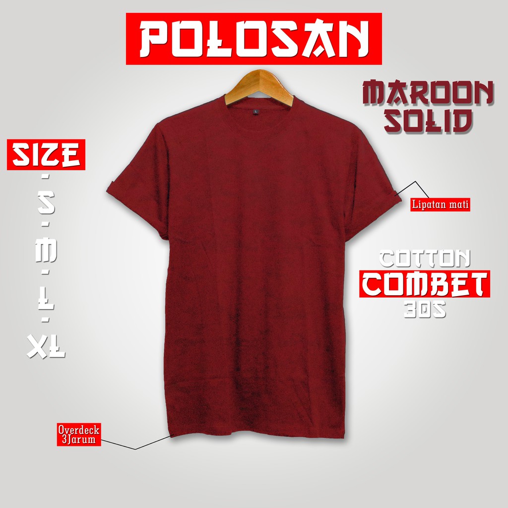 Kaos polos pabrikan distro 30s lengan lipat