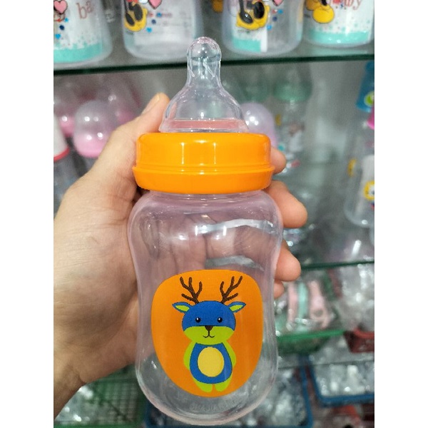 Paket Botol Wide Neck Sedotan 3 Fungsi Dengan Botol Karakter 250Ml