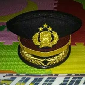 "'''] MINIATUR TOPI PET KOMBES POLISI / HIASAN DASHBOARD MOBIL