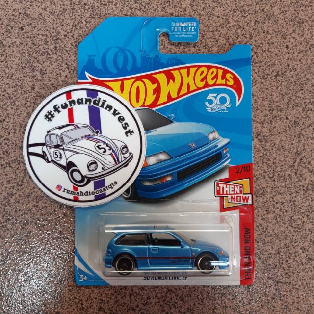 Hot Wheels Kmart Exclusive Honda Civic EF Biru