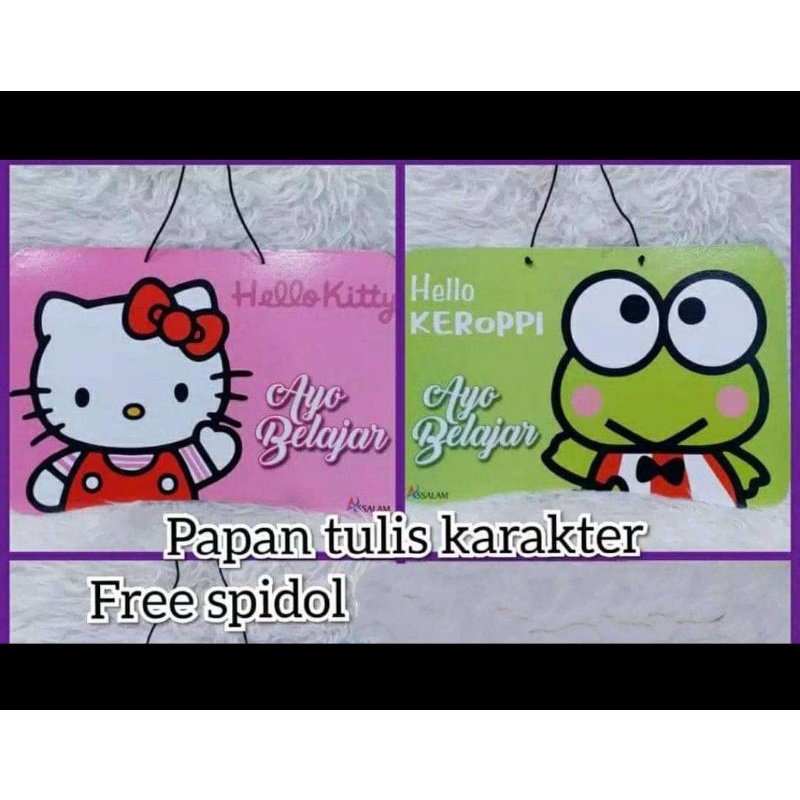 

papan tulis karakter