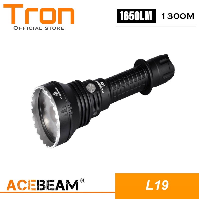 Acebeam L19 Osram 1650 Lumen 1300M Tactical Flashlight