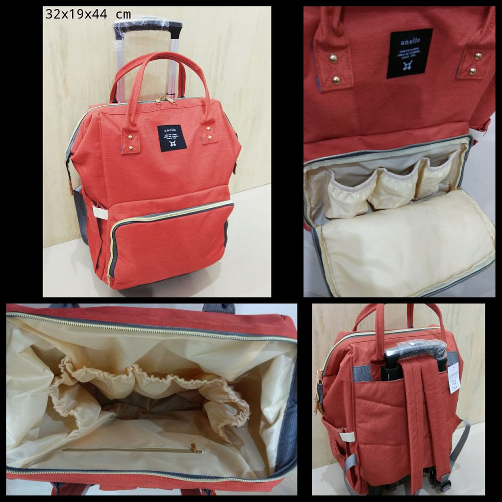 Trolly Anello Diaper / Tas Ransel Anello Diaper / 3 In 1 Diaper Anello / Tas Roda Anello