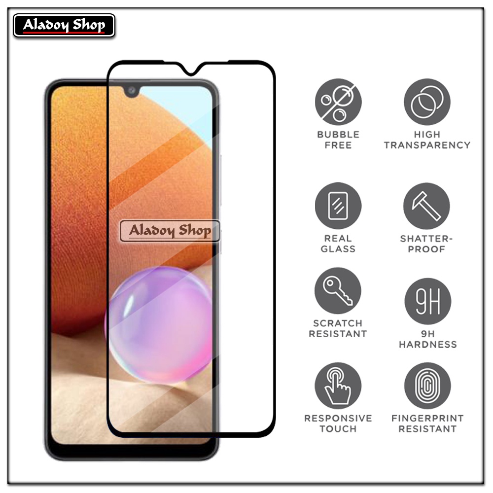 PAKET 2 IN 1 Tempered Glass Layar Samsung A32 4G Free Tempered Glass Camera