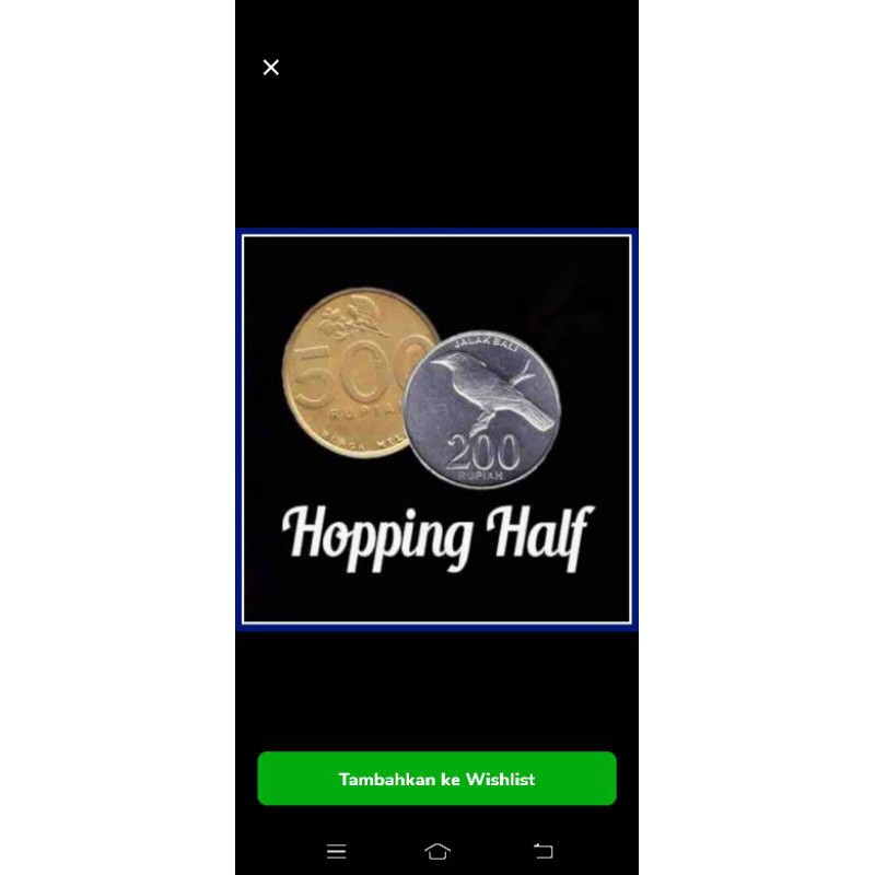 Alat Sulap Koin Coin Hopping Half Coin Hoping Half Alat Sulap Koin Coin Menghilang