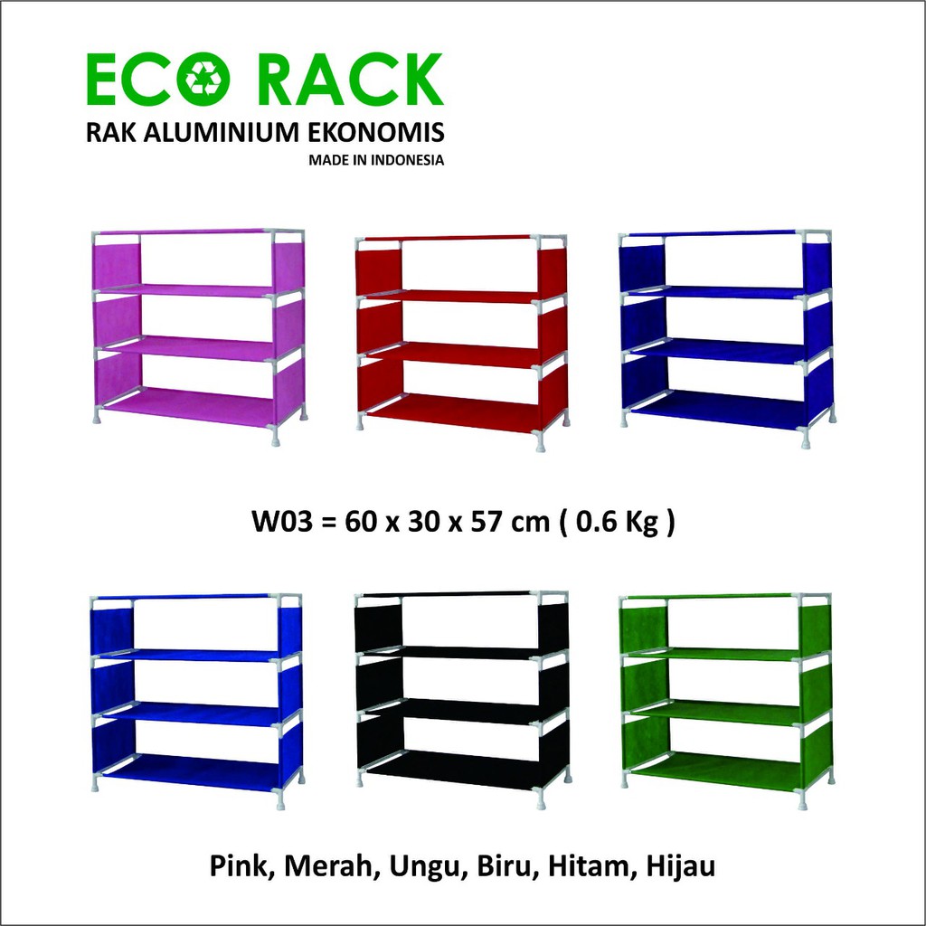 Rak Sepatu Kain ECORACK W03