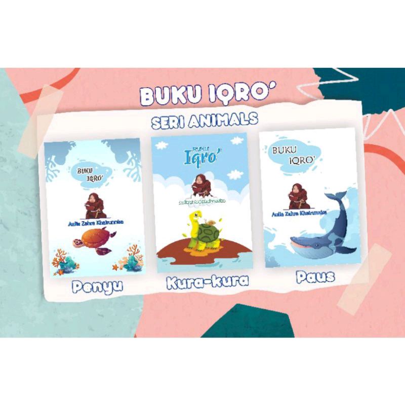 Iqro Milenial custom (Custom Nama dan Foto) Isi Iqro Milenial Al-Qosbah