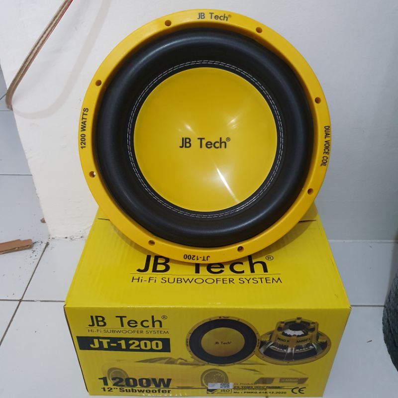 Subwoofer JB Tech JT-1200 double coil 12 inch