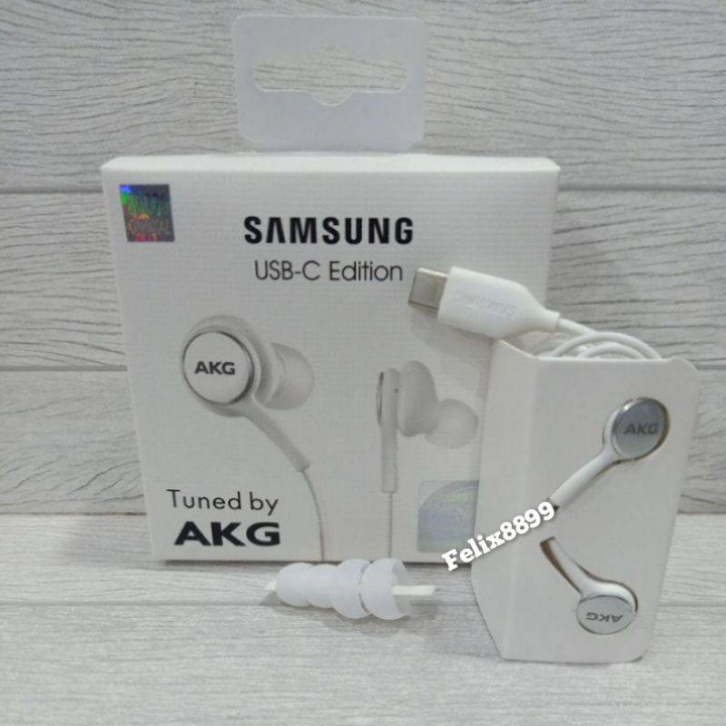 Headset Handsfree Earphone Samsung AKG Type C Original Samsung A33 A34 A53 A54 A73 A80 A91 M34 M54 5G Note 10 20 S20 S21 S22 S23 Fe Ultra + Plus 4G 5G Ori