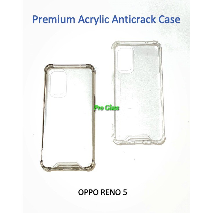 OPPO RENO 5 Anticrack / Anti Crack / ACRYLIC Case Premium Quality