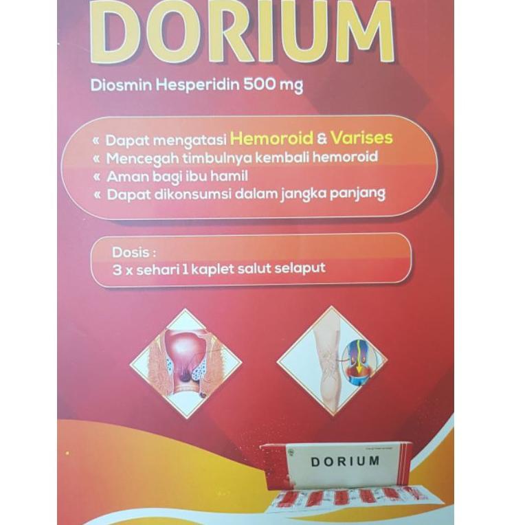 

(T-UIQ) (♡) Obat WASIR DORIUM isi DIOSMIN HESPERIDIN 500 MG sama dengan ARDIUM kemasan 1 strip isi 10 kapsul (paling laris)