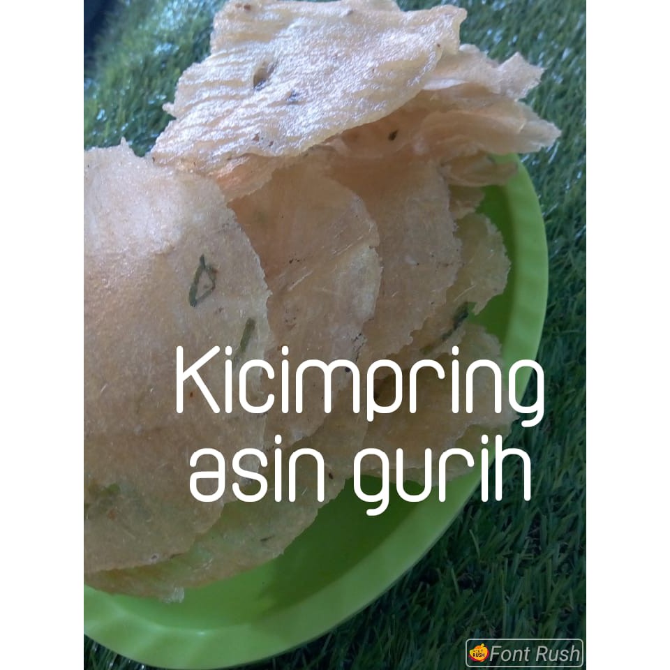 

KERUPUK/KERIPIK KICIMPRING/KECIMPRING ASIN GURIH MENTAH 450GR