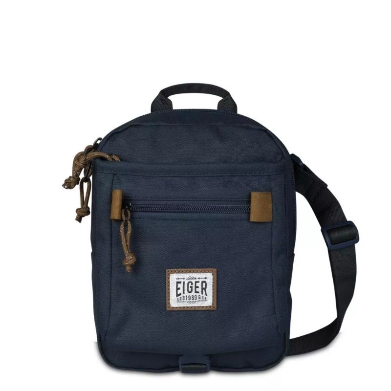 TAS SELEMPANG / TRAVEL POUCH PORTEGE WARNA BIRU NAVY
