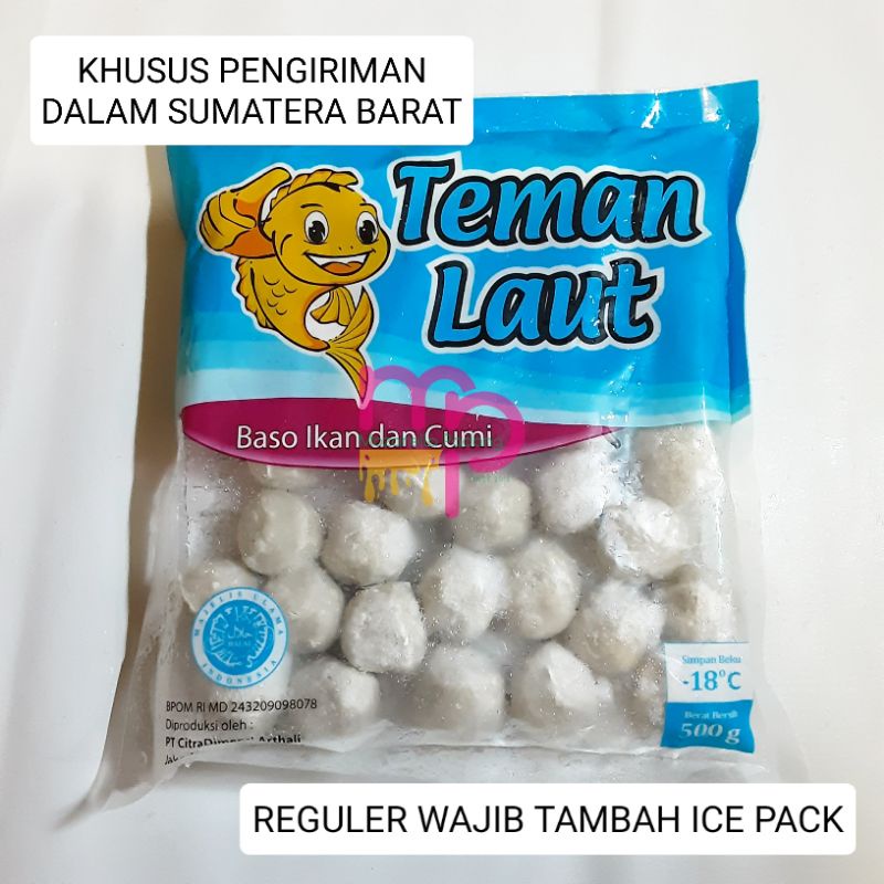 

Bakso Cumi Teman Laut 500gr (KHUSUS SUMBAR, REGULER WAJIB TAMBAH ICE PACK )