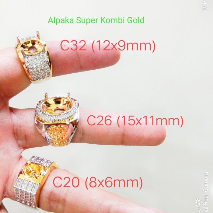 Ring Cincin Emban Alpaka Super Kombi Gold 8