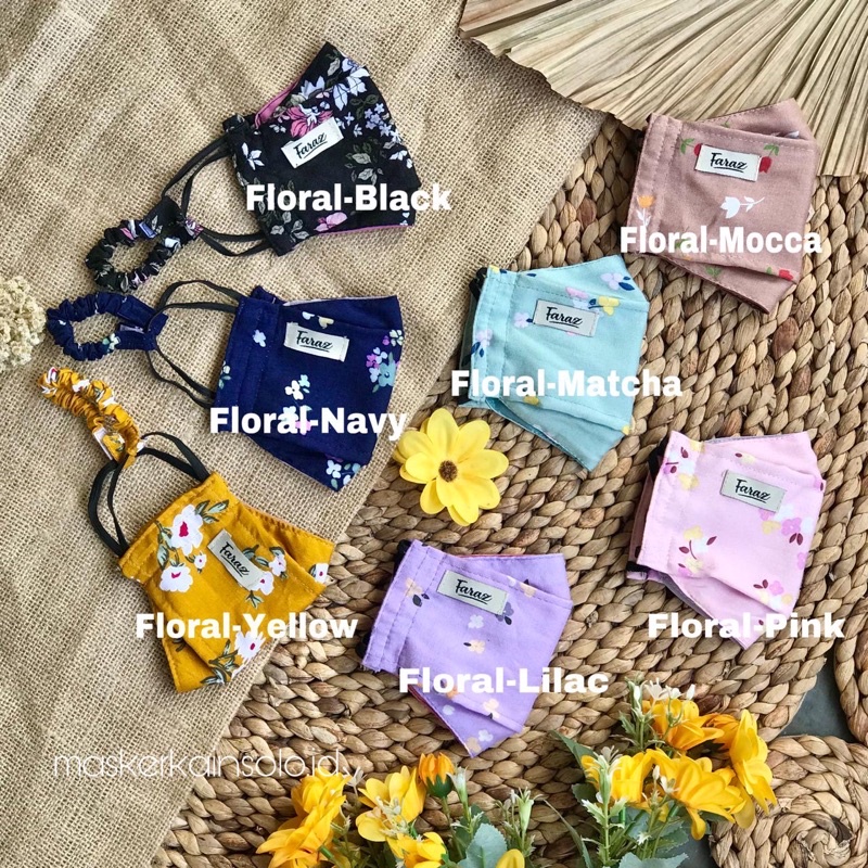 Masker 3D Floral Series BELI 10 GRATIS 1