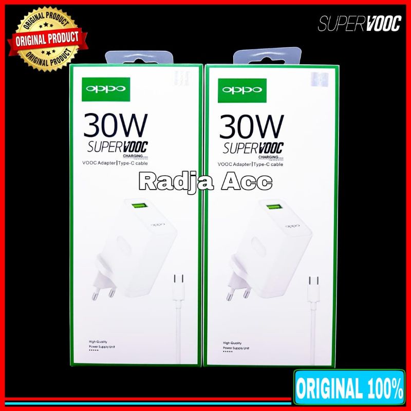 Charger Oppo Reno7 7 Reno7 7 Z 5G ORIGINAL 100% SUPER VOOC Type C 30W